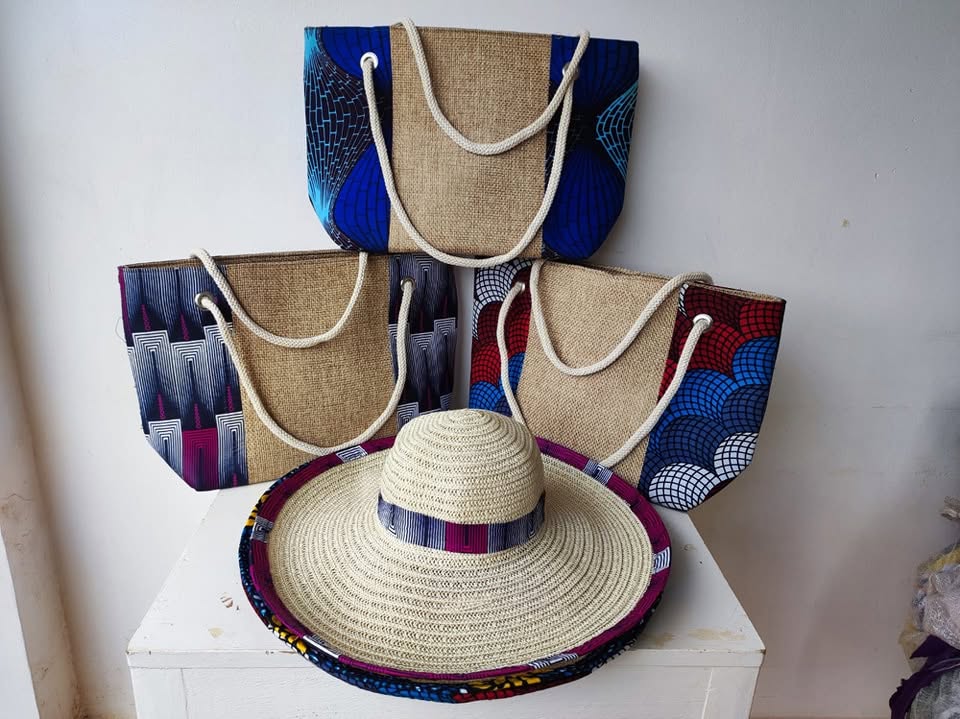 Ankara Tote Bags & Hat