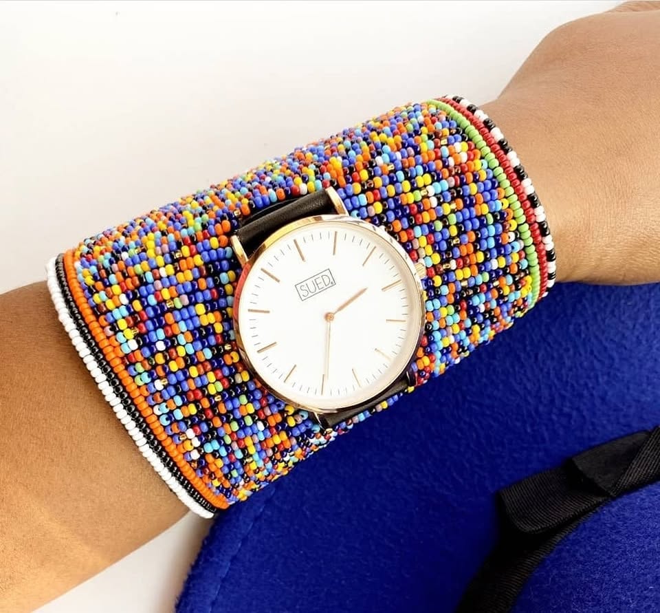 Beaded Watch Cuff